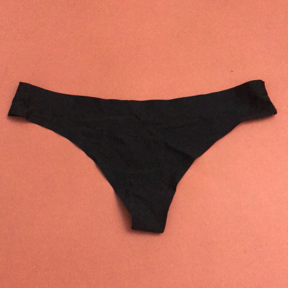 Black silky panty